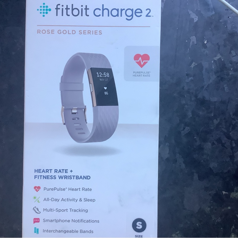 Fitbit Charge 2 Rose Gold Series Smartwatch